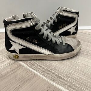 Golden Goose Slider High Top Sneakers Size 30